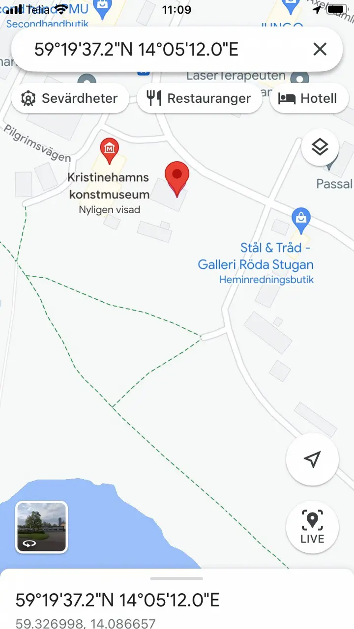 Torsdagens träning vid pricken