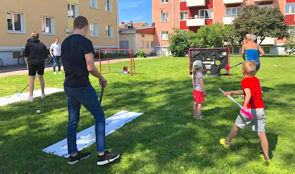Speedshooting och prickskytte på KBAB:s familjedag