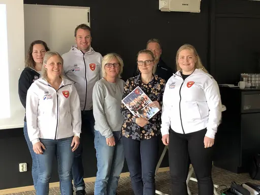 Delar av styrelsen och sportgruppen