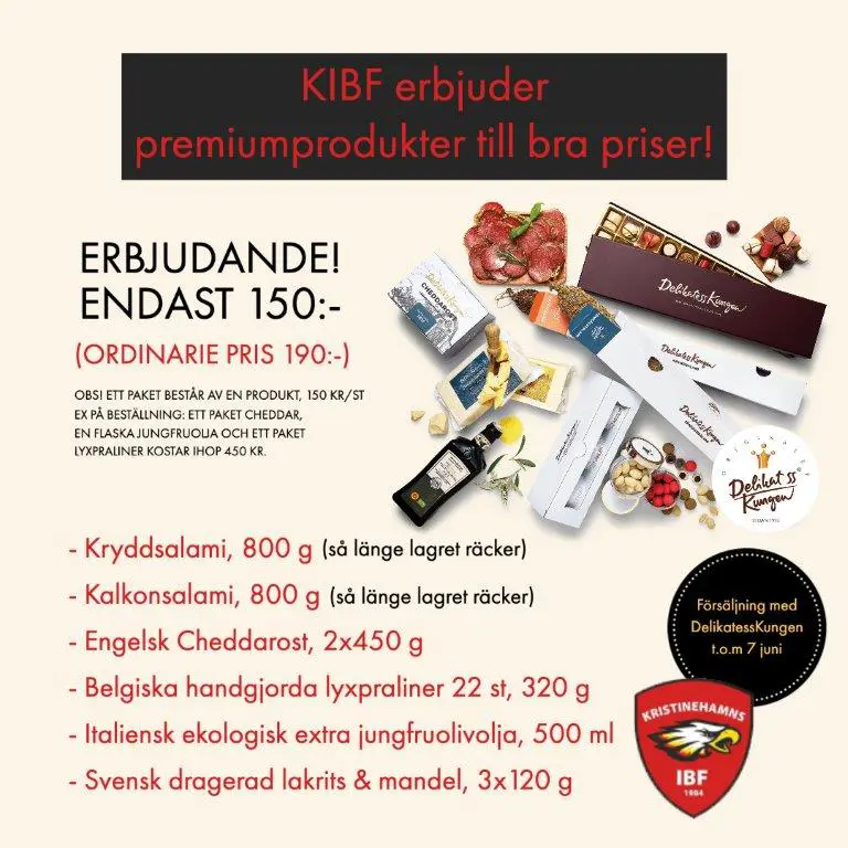 Extra bra erbjudande av kvalitetsprodukter från Delikatesskungen