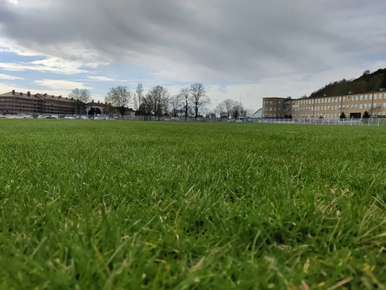 Gamlestadsvallens fina gräsmatta