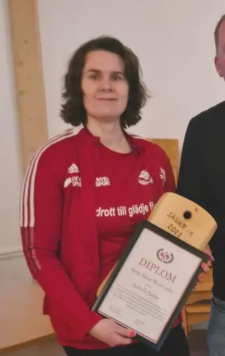 Izabelle kan du träffa under våren om du springer Broarna Runt