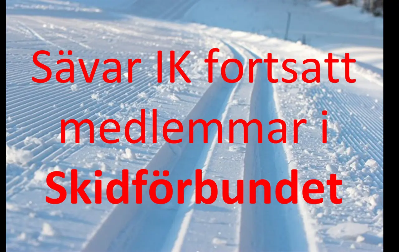 Vid mötet fattade styrelsen beslut om att fortsatt vara medlemmar i Svenska skidförbundet