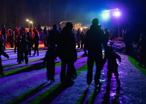 Sportlovskul för alla åldrar. Fotograf Johan Vall