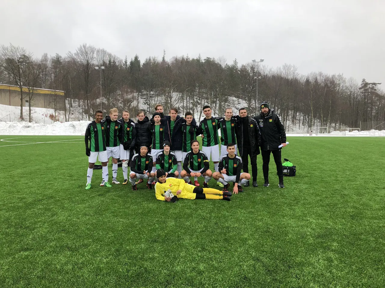 GAIS U16 i matchen vs Halmstad BK (2-1) - U16 LIGACUPEN (2018-03-11)
