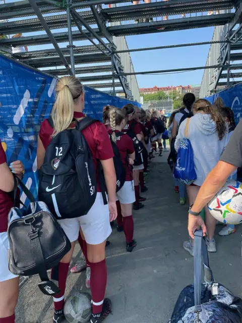 Spelargången till SKF arena