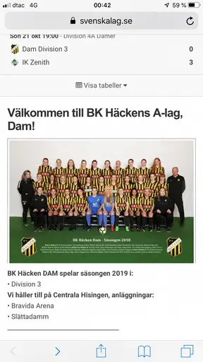 Match mot BK Häcken