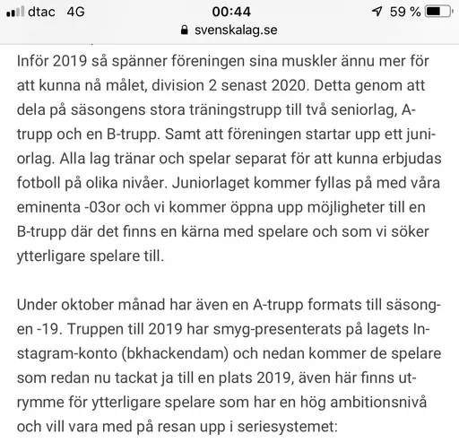 Match mot BK Häcken