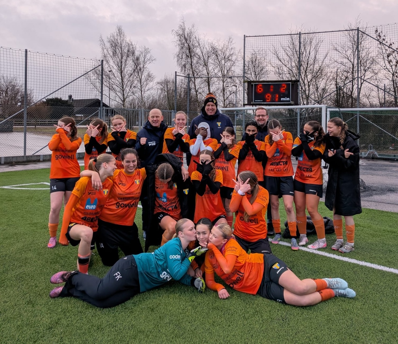 Lagbild efter första träningsmatchen 2026