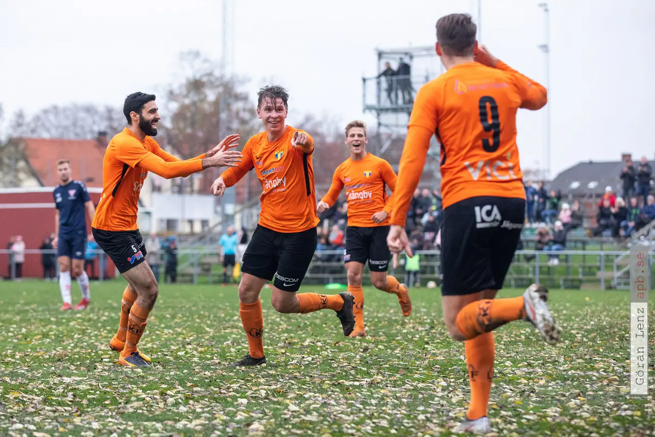 Ludvig Bergman gjorde Torns båda mål i matchen på framspelningar från Niclas Lundberg. Foto: Göran Lenz/apb.se