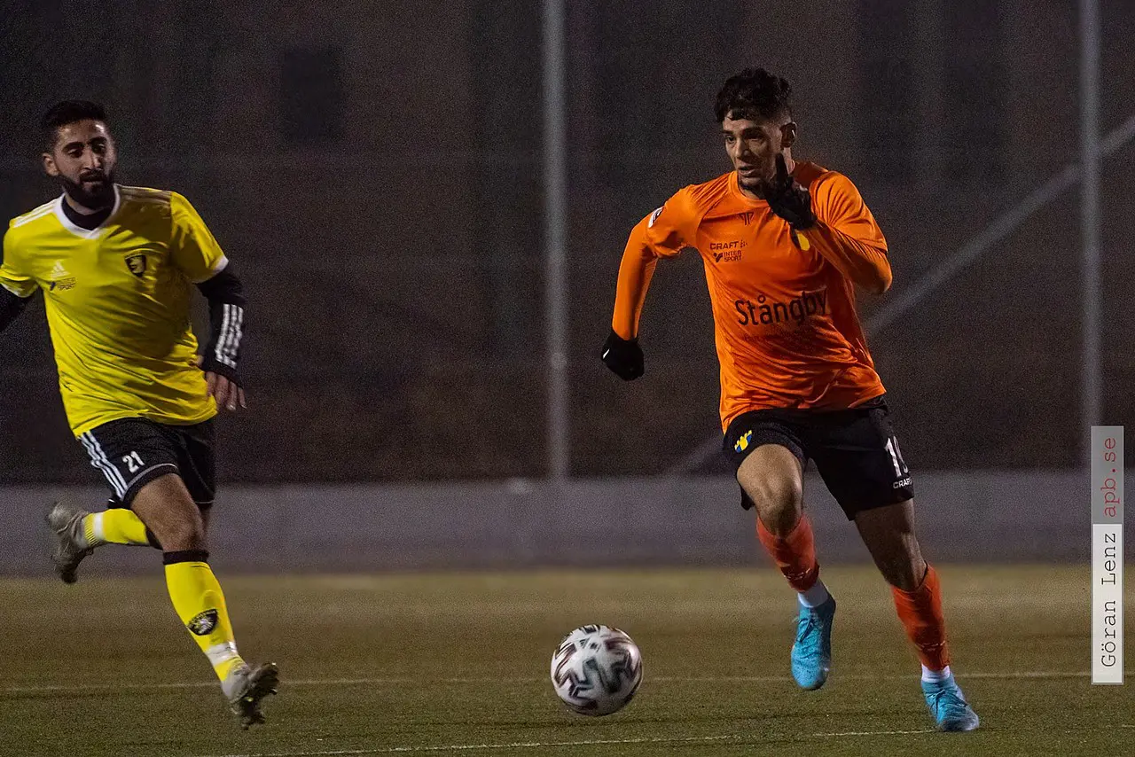Osama Khattab stod för fyra mål och två assists. Foto: Göran Lenz