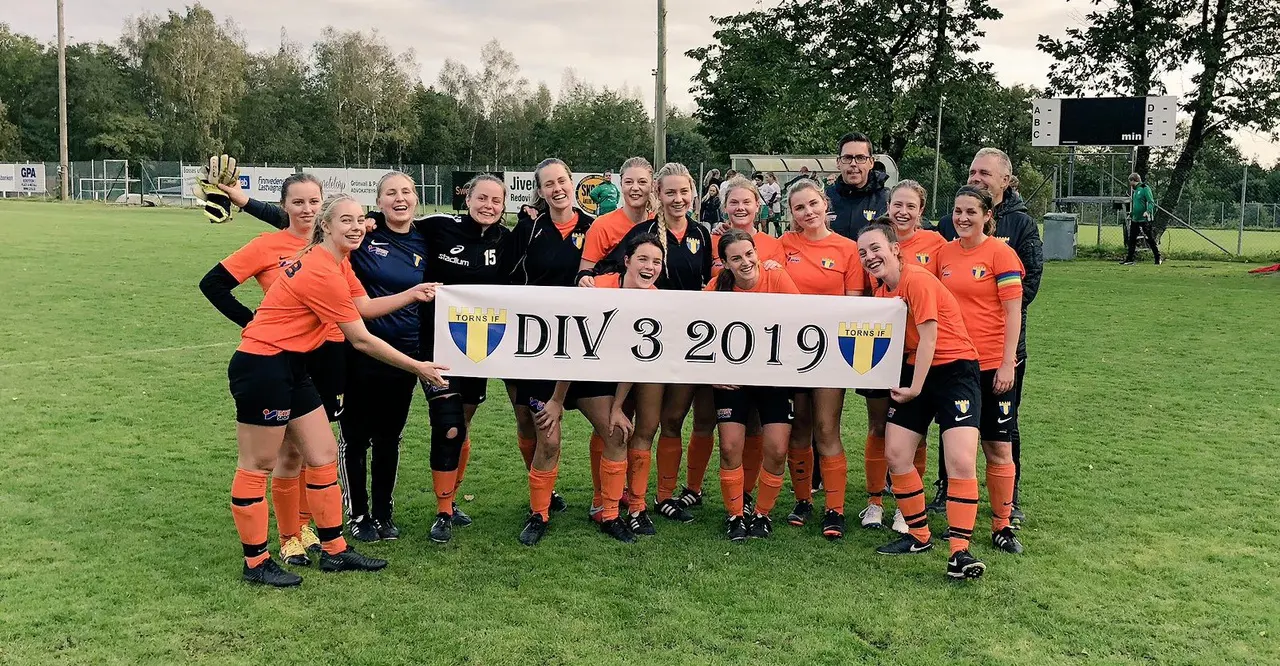 Nästa säsong spelar damlaget i division 3! Foto: Martin Körner
