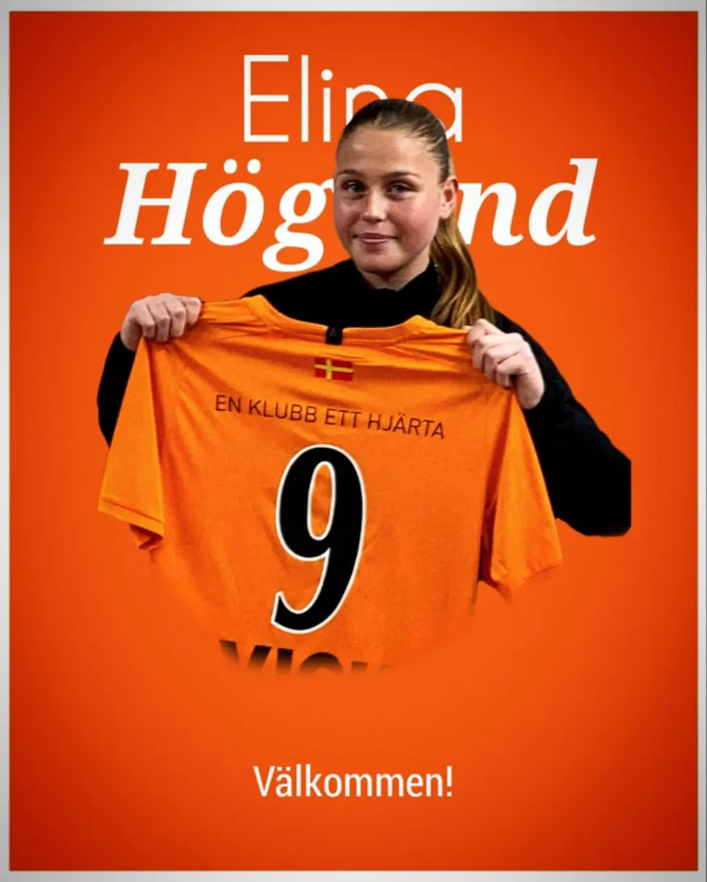 Vår nya nummer 9!