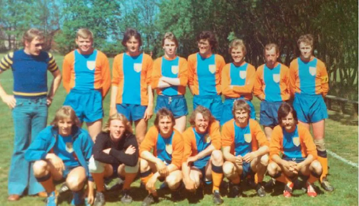 Torns IF:s A-lag som det såg ut 1974.