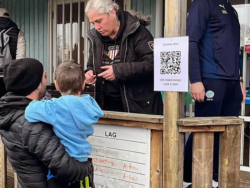 Axplock av bilder från inskrivningen