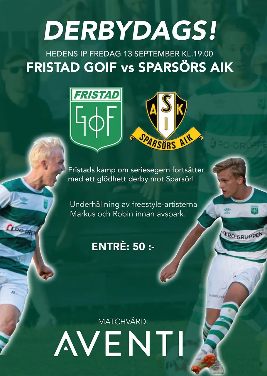 Derby Fristad Sparsör