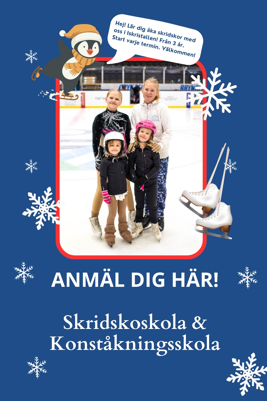 Anmäl dig till skridskoskolan!