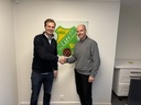 Johan Westberg vd AB Pictura och Patrik Berglund ordförande Marknadsgruppen