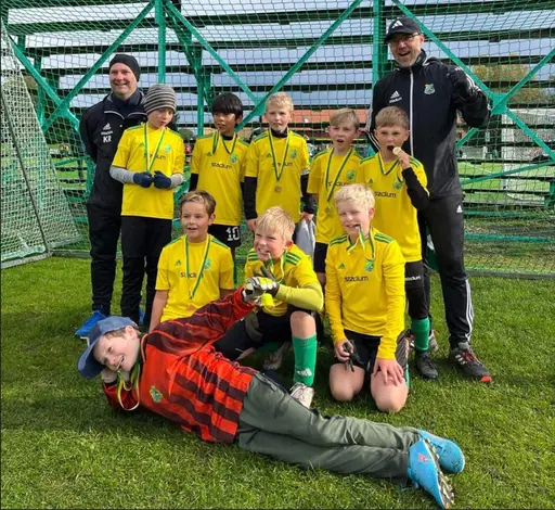 En härlig fotbollsdag med 7-mannamatcher för våra 3 lag. 