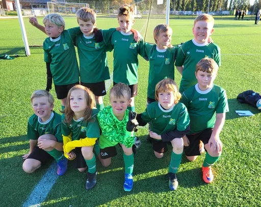 En härlig fotbollsdag med 7-mannamatcher för våra 3 lag. 