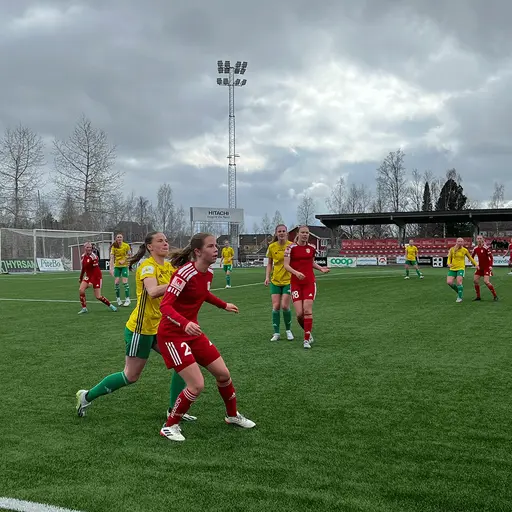 Det var en jämn match där Piteås enda mål var en retur av Minou Boman, efter ett fint skott av Lisen Stenberg.