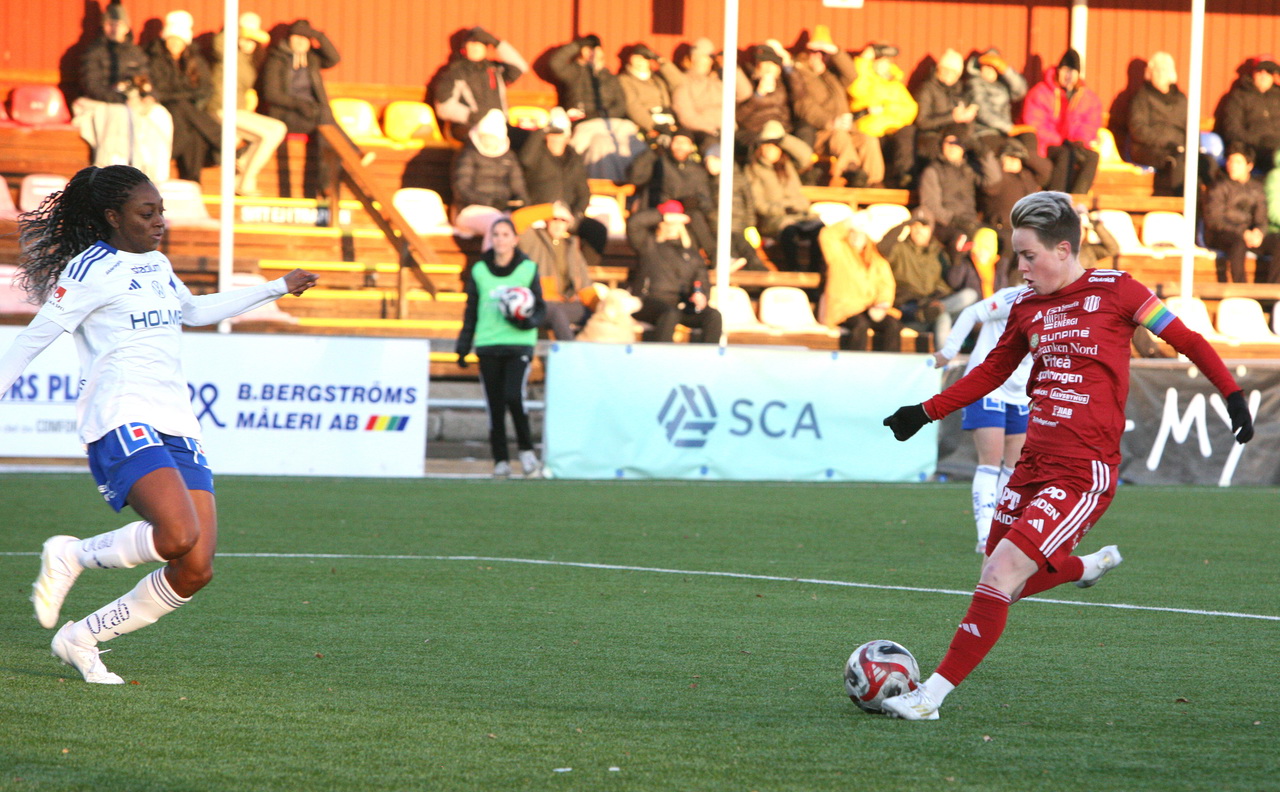 Måltjuven Cissi Edlund satte segermålet mot Norrköping i höstas. Förra matchen gjorde hon det igen. Skall det bli tredje gången gillt?
