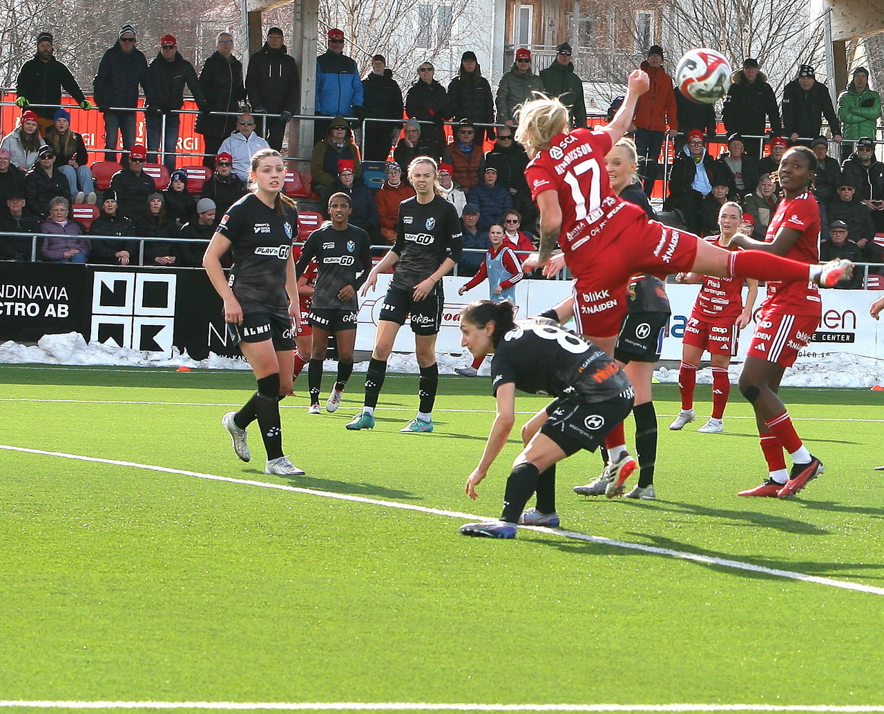Selina Henriksson avgjorde hemmamatchen för ett år sedan med sitt 3–2 mål mot Växjö.