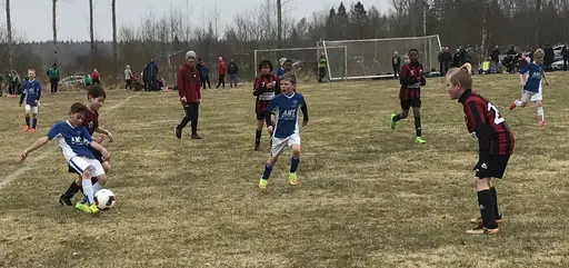 Full fart på Sandbacken cup. Första matcherna tillsammans med IFK-grabbarna.