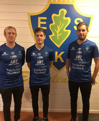 Linus Sandin, Daniel Joelsson och Andreas Bergström till ESK. 