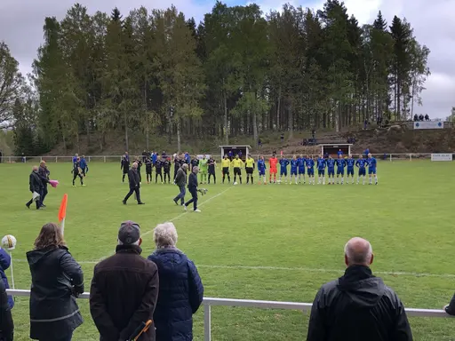Historisk händelse på Idrottsparken.
