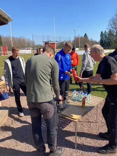 Glada miner när 108 körvar försvann på ett nafs Löwing och Ljungergård 2 av många hugriga.