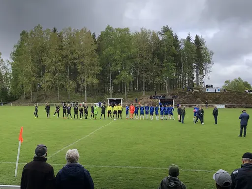 Historisk händelse på Idrottsparken.