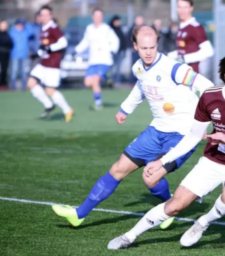 Emil Sand svarade för hela 6 mål i segermatchen mot Trollhättan/Syrianska