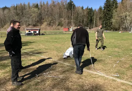Full aktivitet på IP i härligt vårväder!