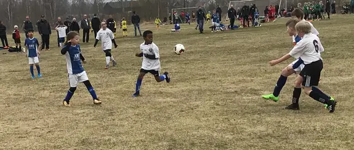 Full fart på Sandbacken cup. Första matcherna tillsammans med IFK-grabbarna.