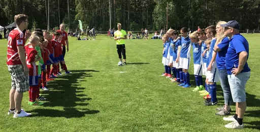 Strålade väder, bra cupupplägg och härliga insatser av barnen!
