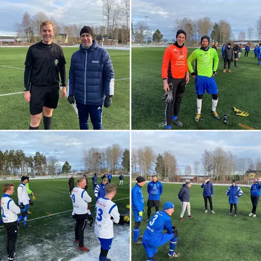 28 spelare deltog vid årets första internmatch.