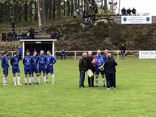 Historisk händelse på Idrottsparken.