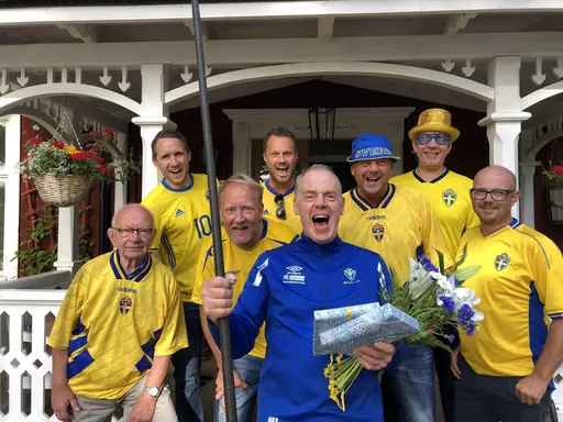 Styrelsen uppvaktar Mats på 60-års dagen🎉🎉