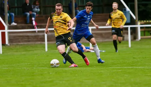 ESK besegrade Gnosjö och är därmed vidare i Svenska cupen. Foto: Per Ström.