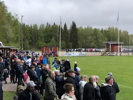 Historisk händelse på Idrottsparken.