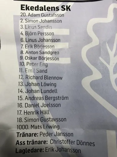 Historisk händelse på Idrottsparken.