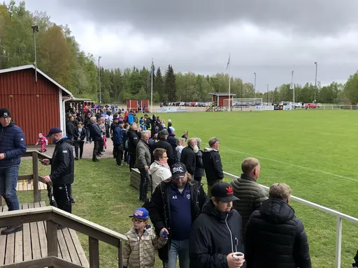 Historisk händelse på Idrottsparken.