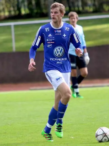 Fredrik Jungergård i IFK Falköpings tröja. 2018 blir det spel på IP