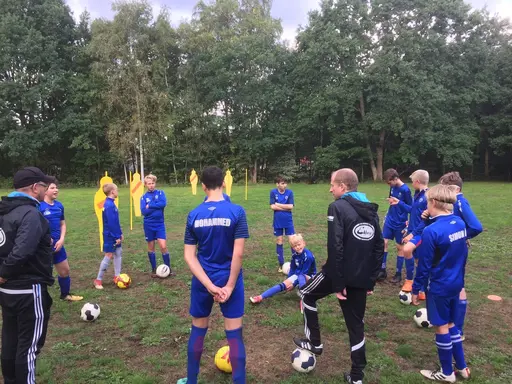 Från ett träningspass i gamla köpstad
