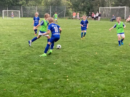 Ledarna, Erik och Gita tittar på matchen med spänd förväntan.