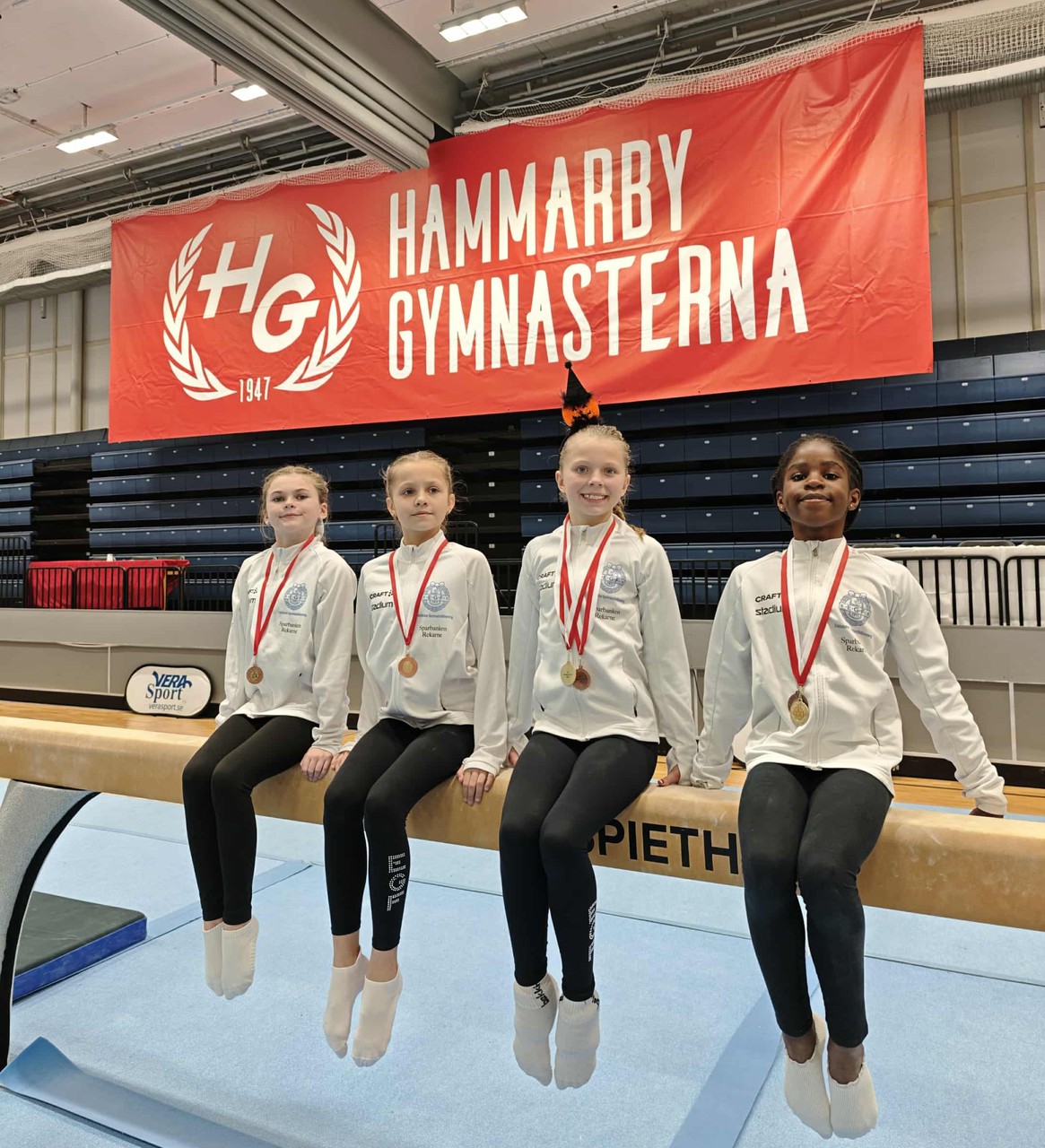 Från vänster: Loviza, Veronica, Emilia och Alison