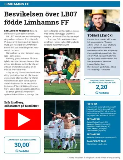 ARTIKEL FRÅN SKÅNESPORT.SE