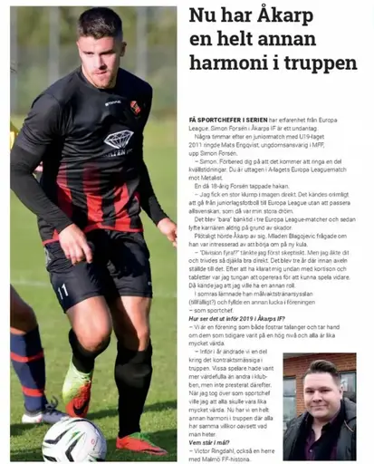 ARTIKEL FRÅN SKÅNESPORT.SE