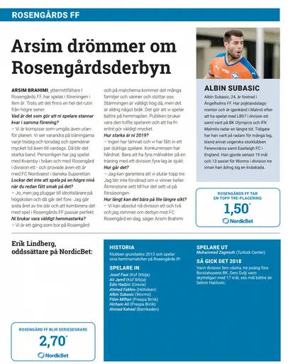 ARTIKEL FRÅN SKÅNESPORT.SE